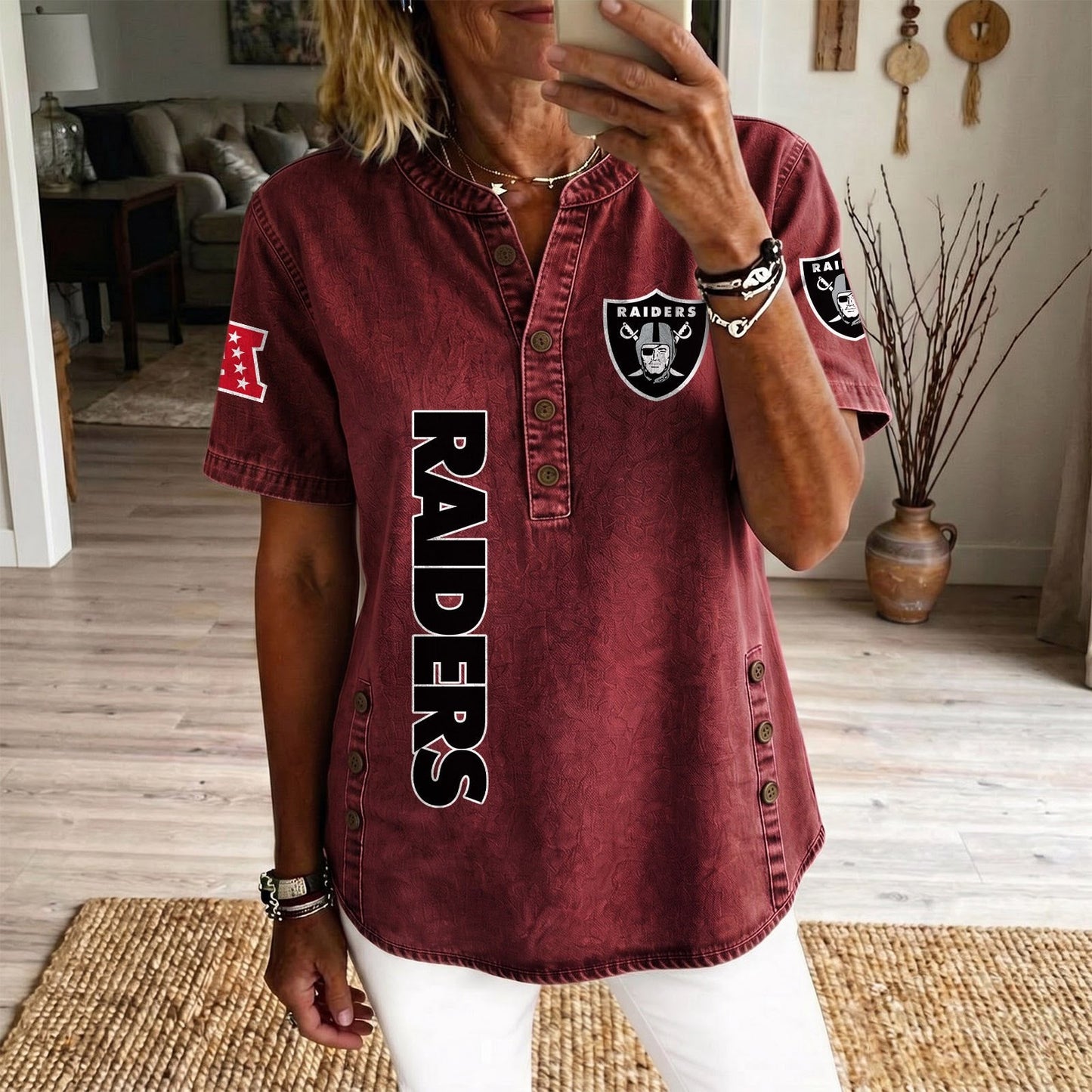 LV x NFL Womenƒ??s Denim Casual Tops DATND LBN 190526