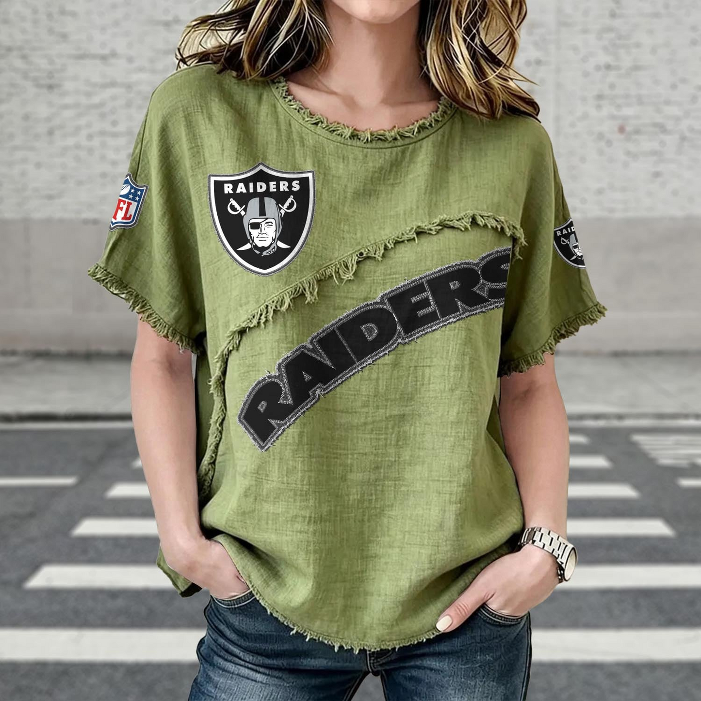 LV x NFL Womenƒ??s Vintage O-Neck 2905 DatND DVT