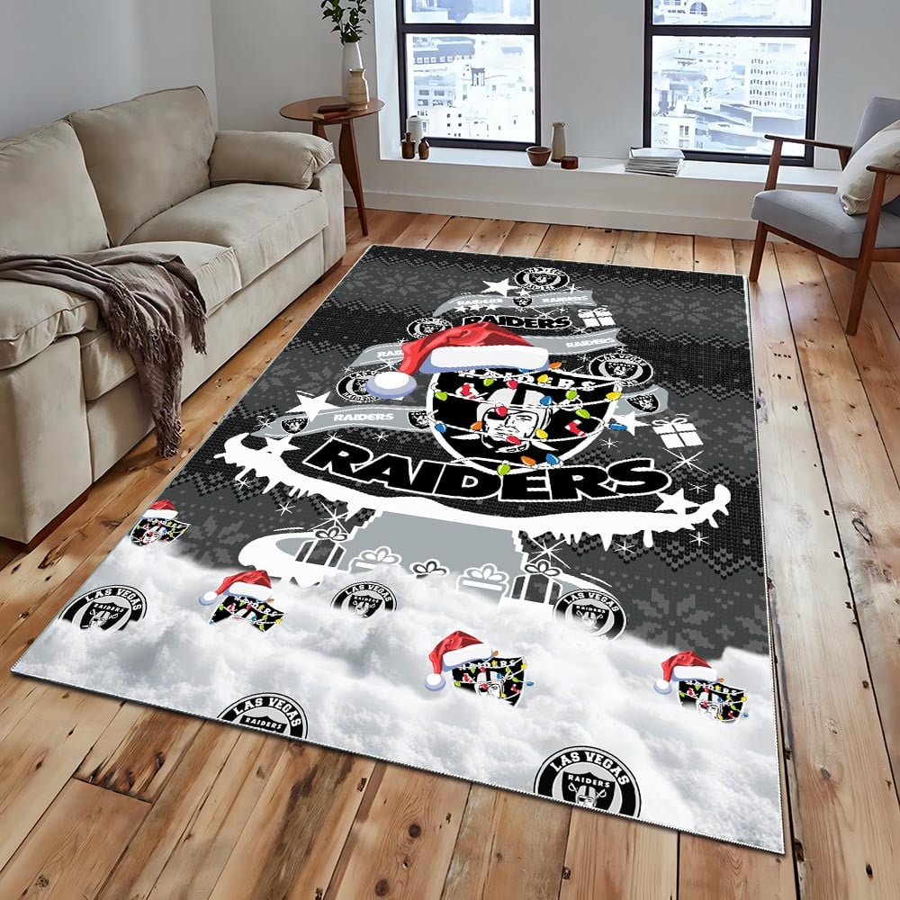 LVR NFL Chrismas Carpet Rug DDT NTL