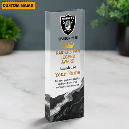 LVR NFL Personalized Acrylic Award Plaque Funny Christmas Gift For Family DDT NTL