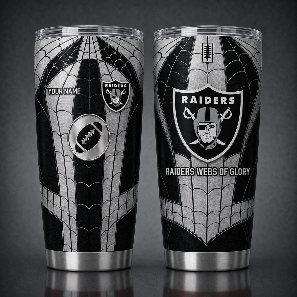 LVR NFL x Spider Premium Classic Tumbler Limited Edition Gift for Football Fans