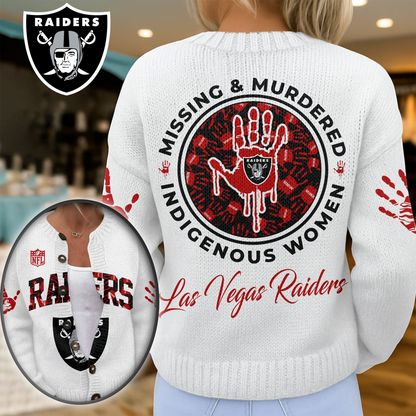 LVR Premium NFL Cozy Knit Cardigan DDT NTL