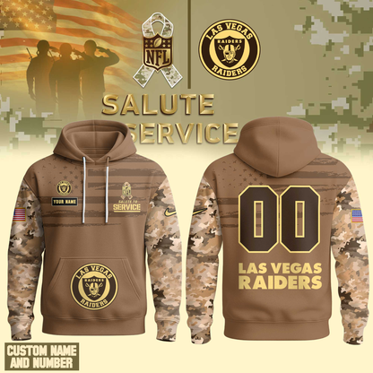 LVR Premium NFL Salute To Service Hoodie DDT  NTL