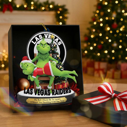 LVR Premium NFL x Grinch Acrylic Ornament DDT NTL