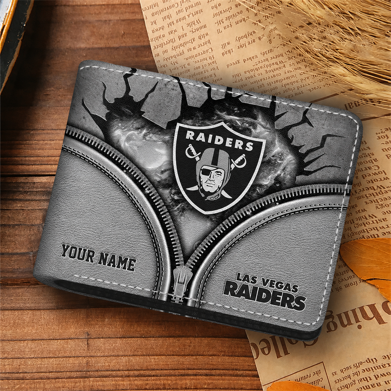 LVR x NFL 3D Leather Wallet