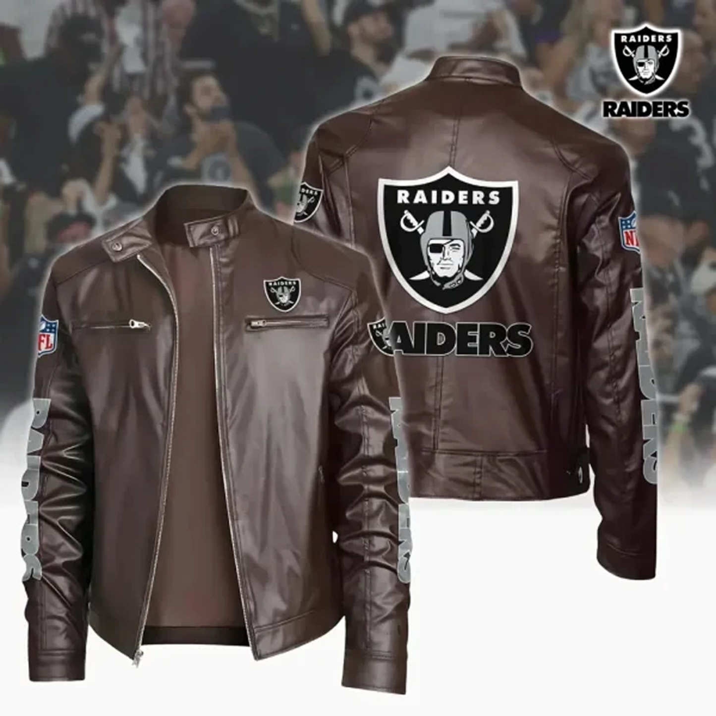 LVR x NFL Sport Leather Jacket DATND TANTD