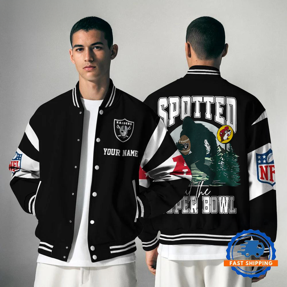 LVR x NFL Spotted at the Super Bowl Varsity Jacket DDT NTL