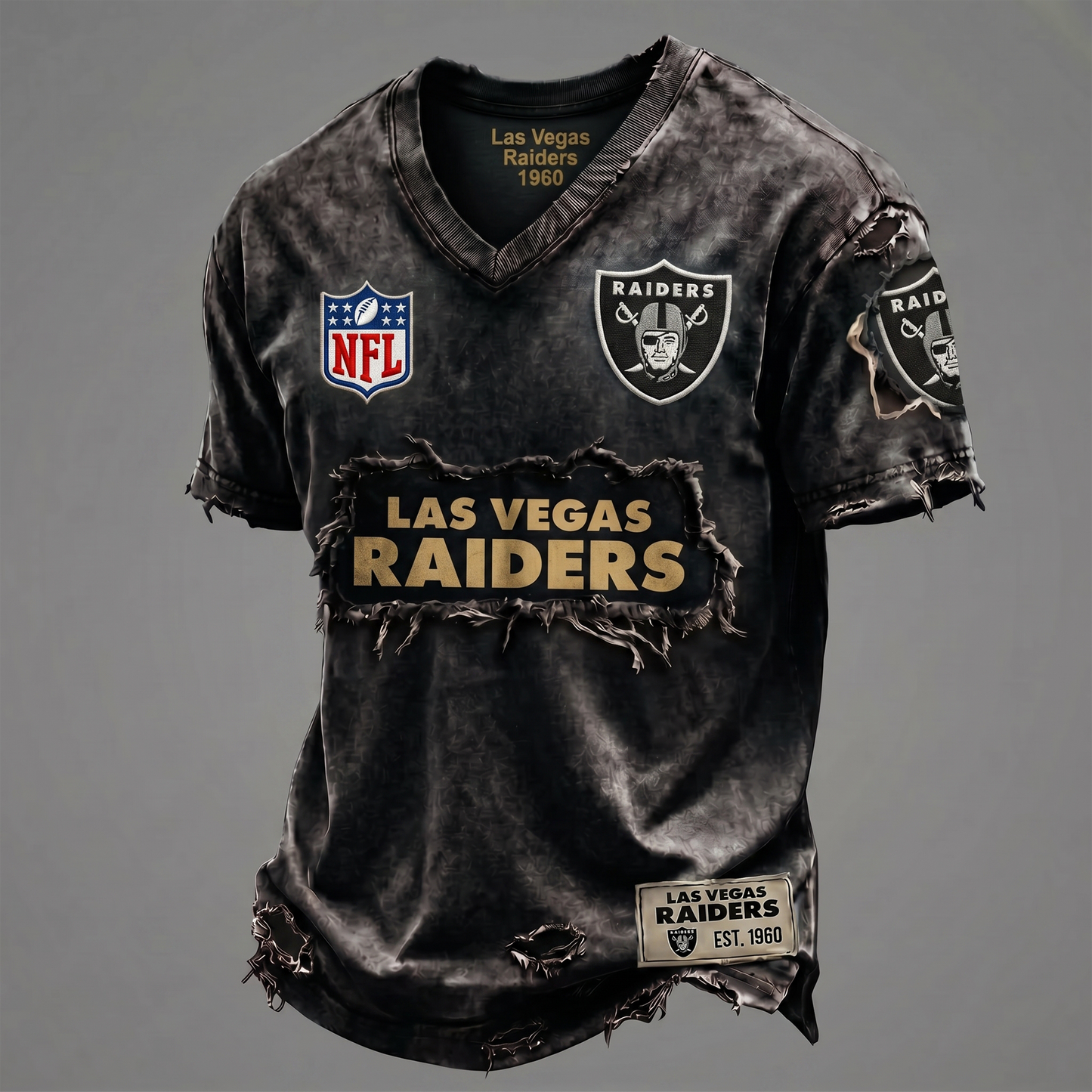 LV NFL Premium V-Neck T-shirt Gift For Fans 0306 NAK DATND TTT