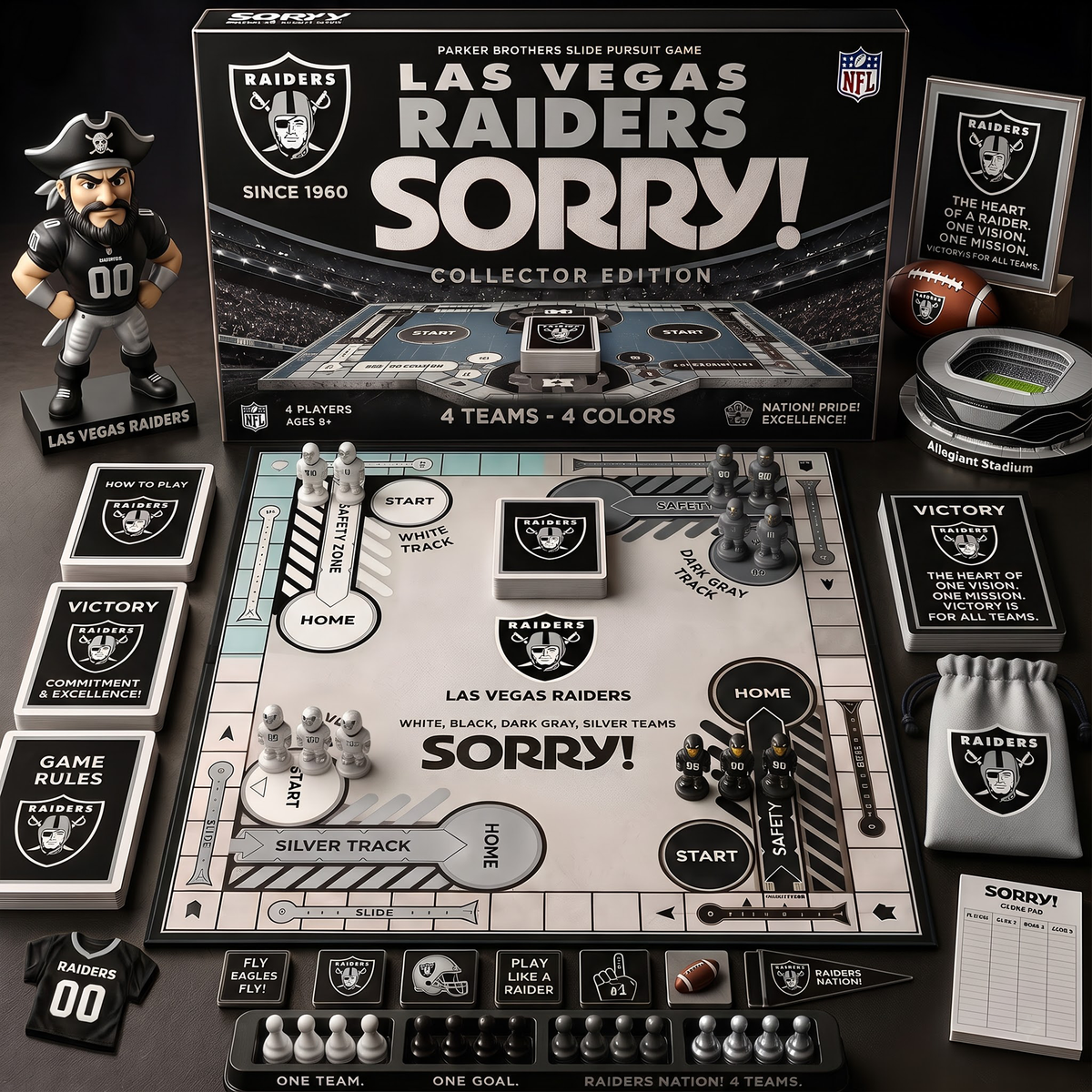 LVR_Premium NFL Football Fan Sorry! Collector Board Game