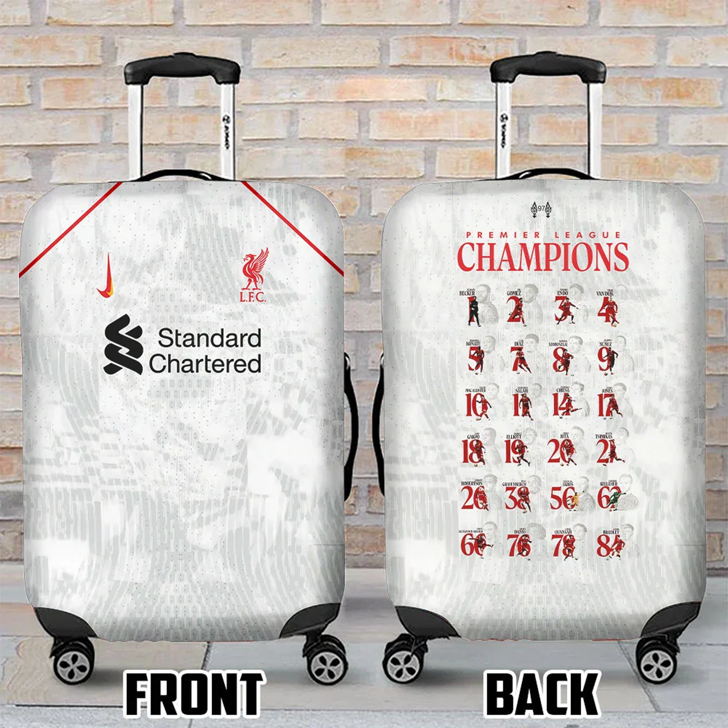 LIV F.C 2024- 2025 EPL Champions Luggage Cover V3 NDD