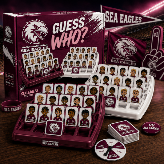 MAN X NRL ELITE FAN GUESS WHO BOARD GAME COLLECTOR EDITION