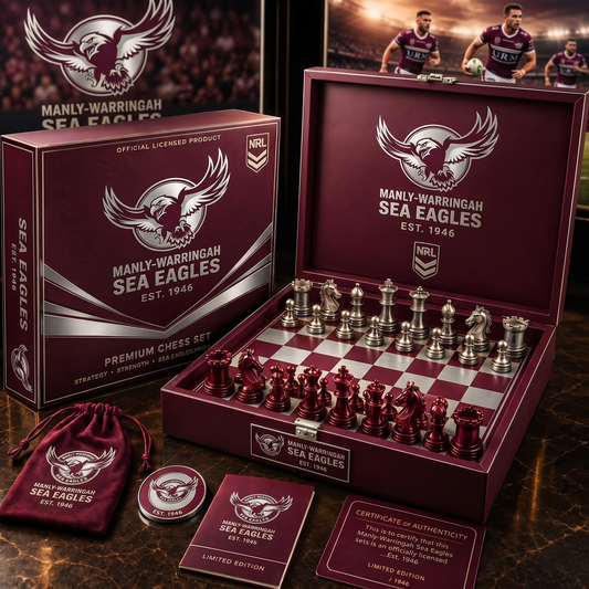 MAN X PREMIUM NRL CHAMPIONS CHESS SET – LIMITED COLLECTOR EDITION