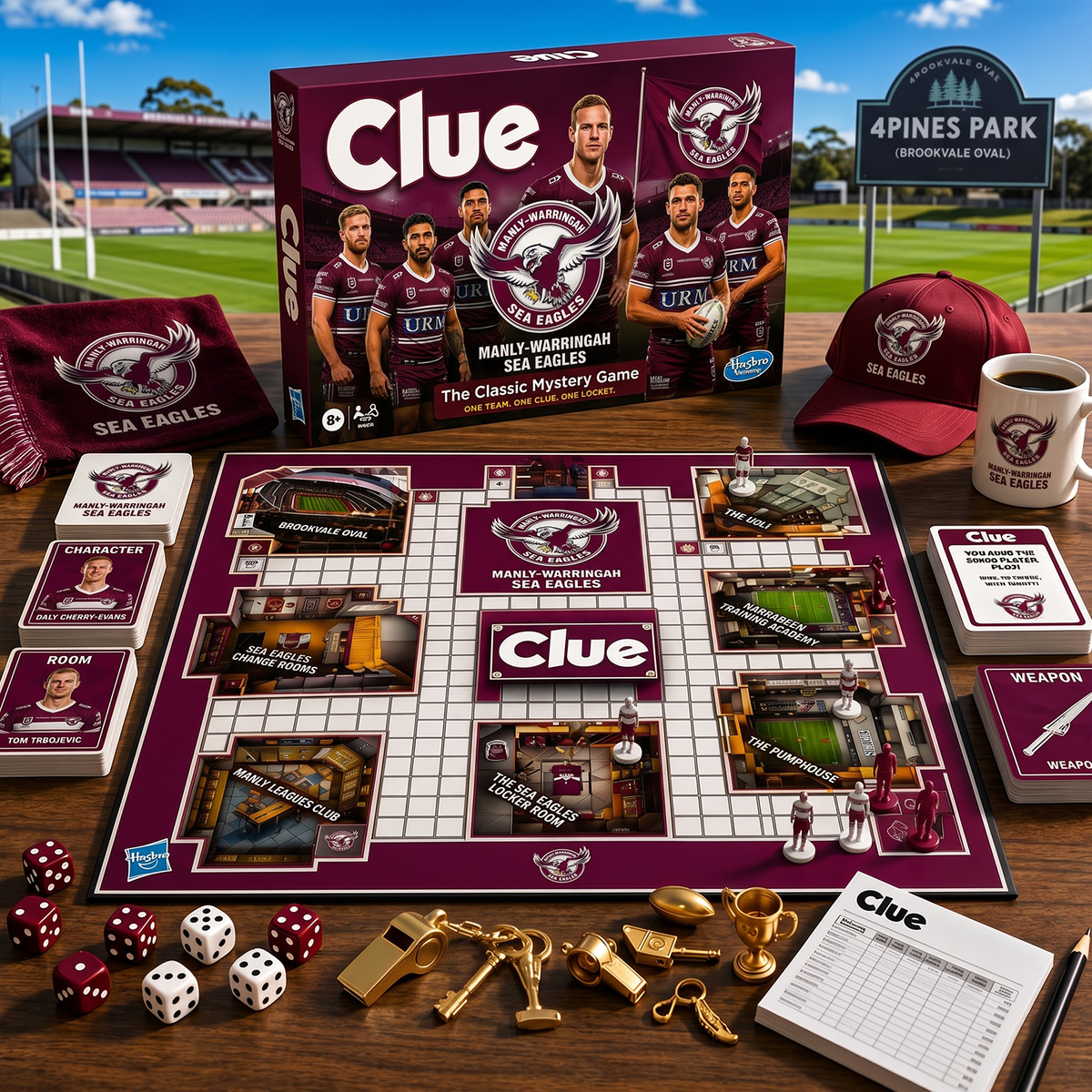 MAN X Premium NRL Hasbro Collector Edition Board Game