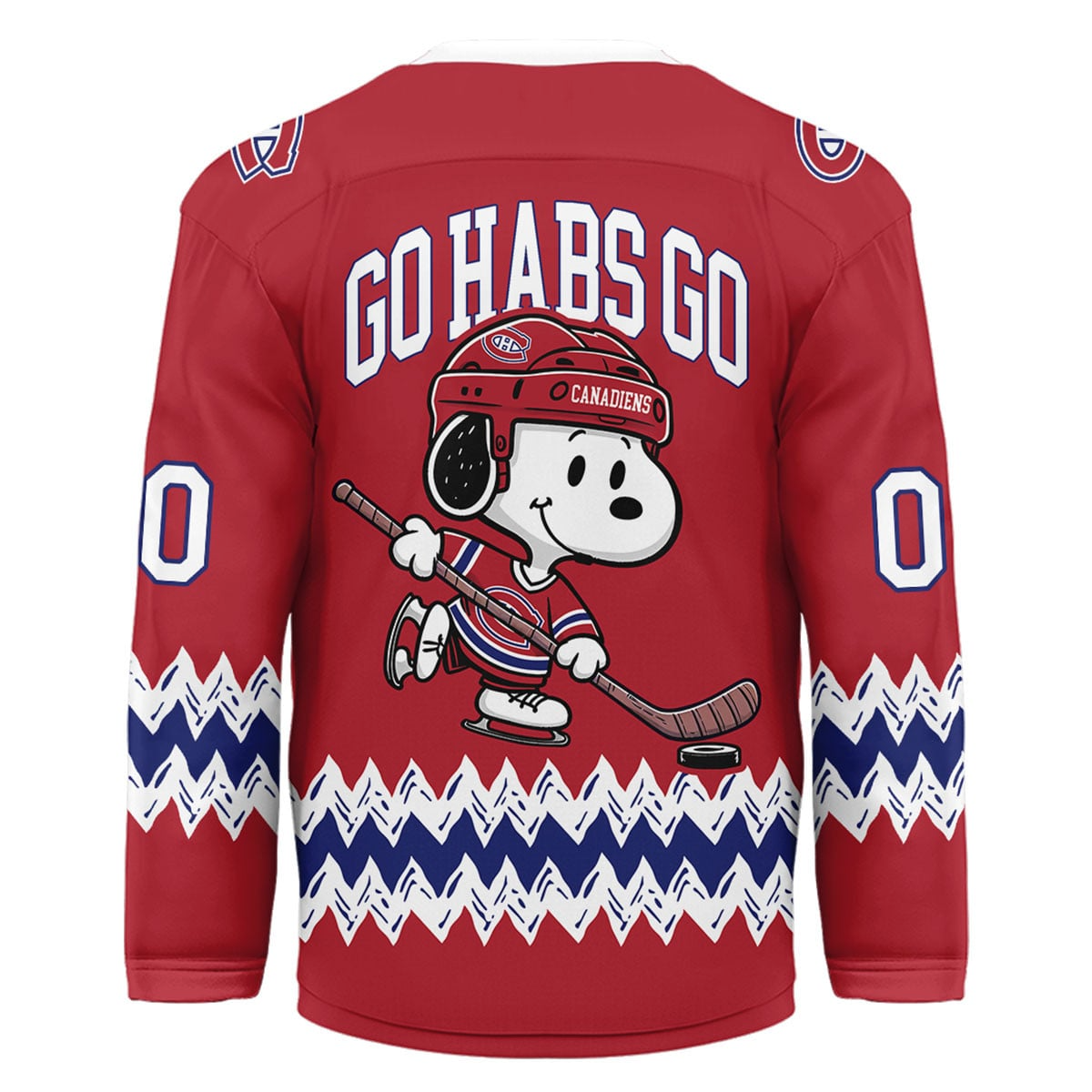 MC Premium NHL Snoopy Personalized Hockey Jersey DDT CTND