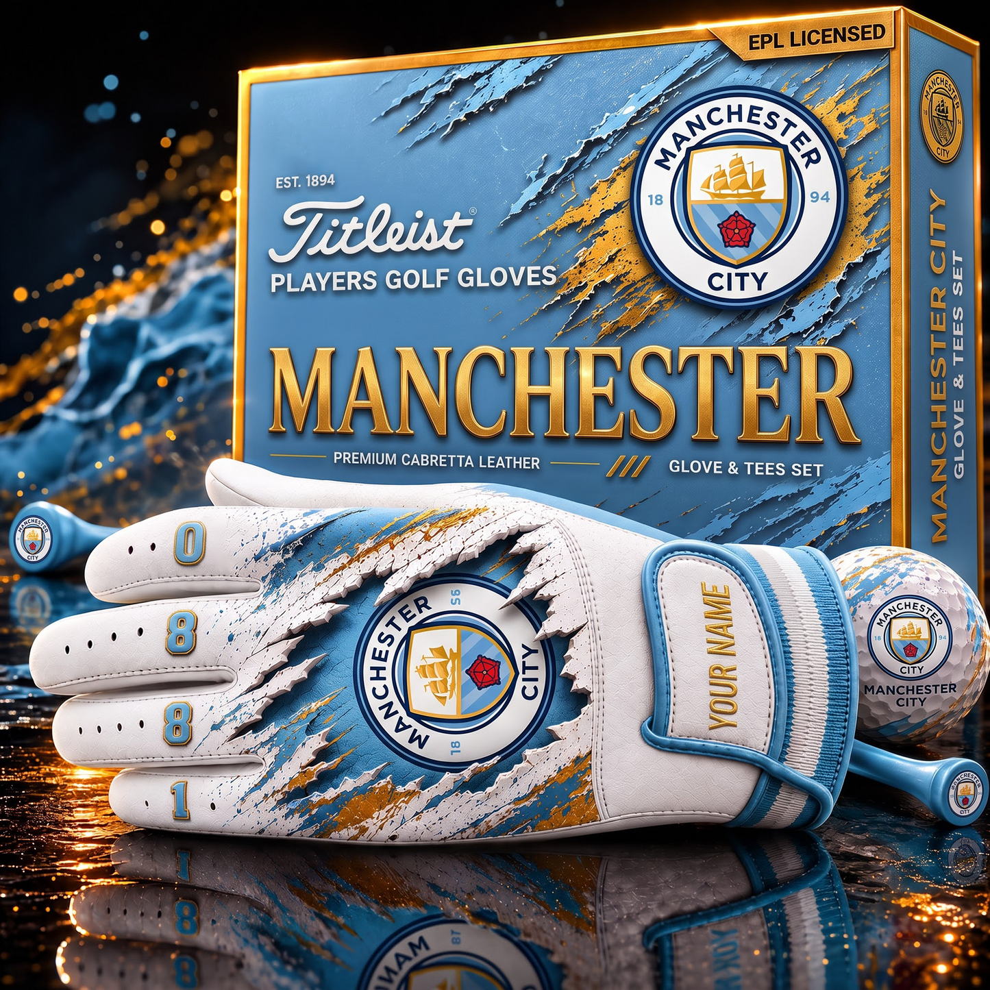 MC X PREMIUM EPL PLAYERS GOLF GLOVE GIFT SET