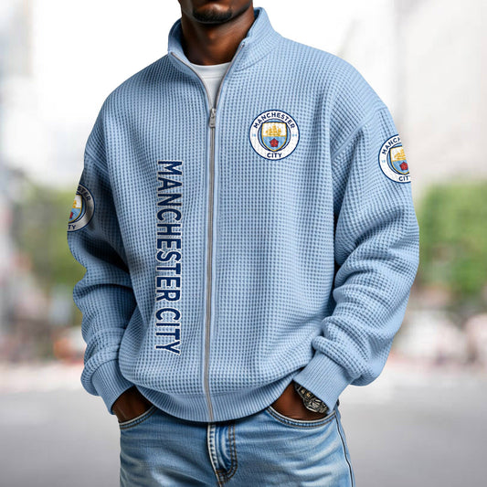 MC x EPL Waffle Zip Up Sweatshirt DatND DVT