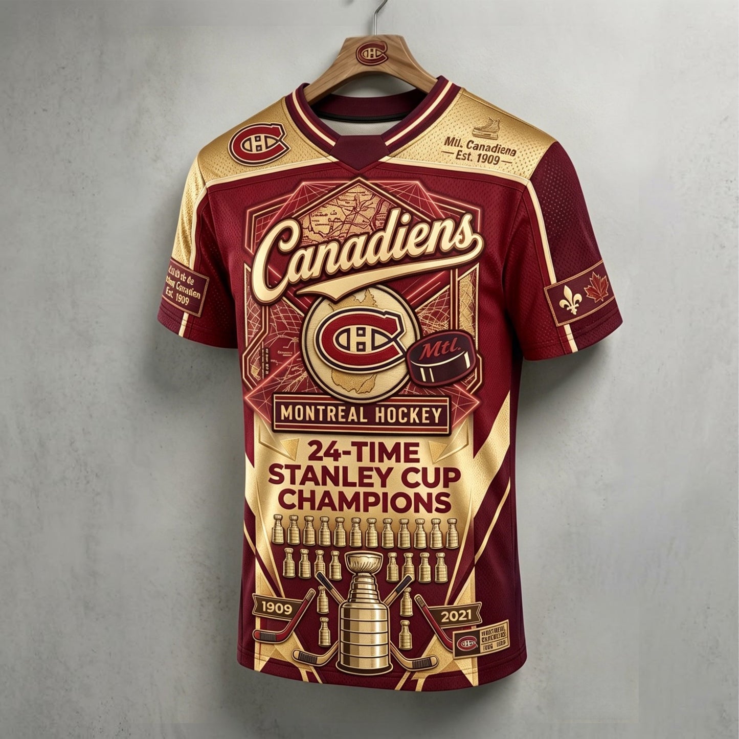 MC x NHL V6 Premium Classic T-shirt DDT 080526 TTTZ