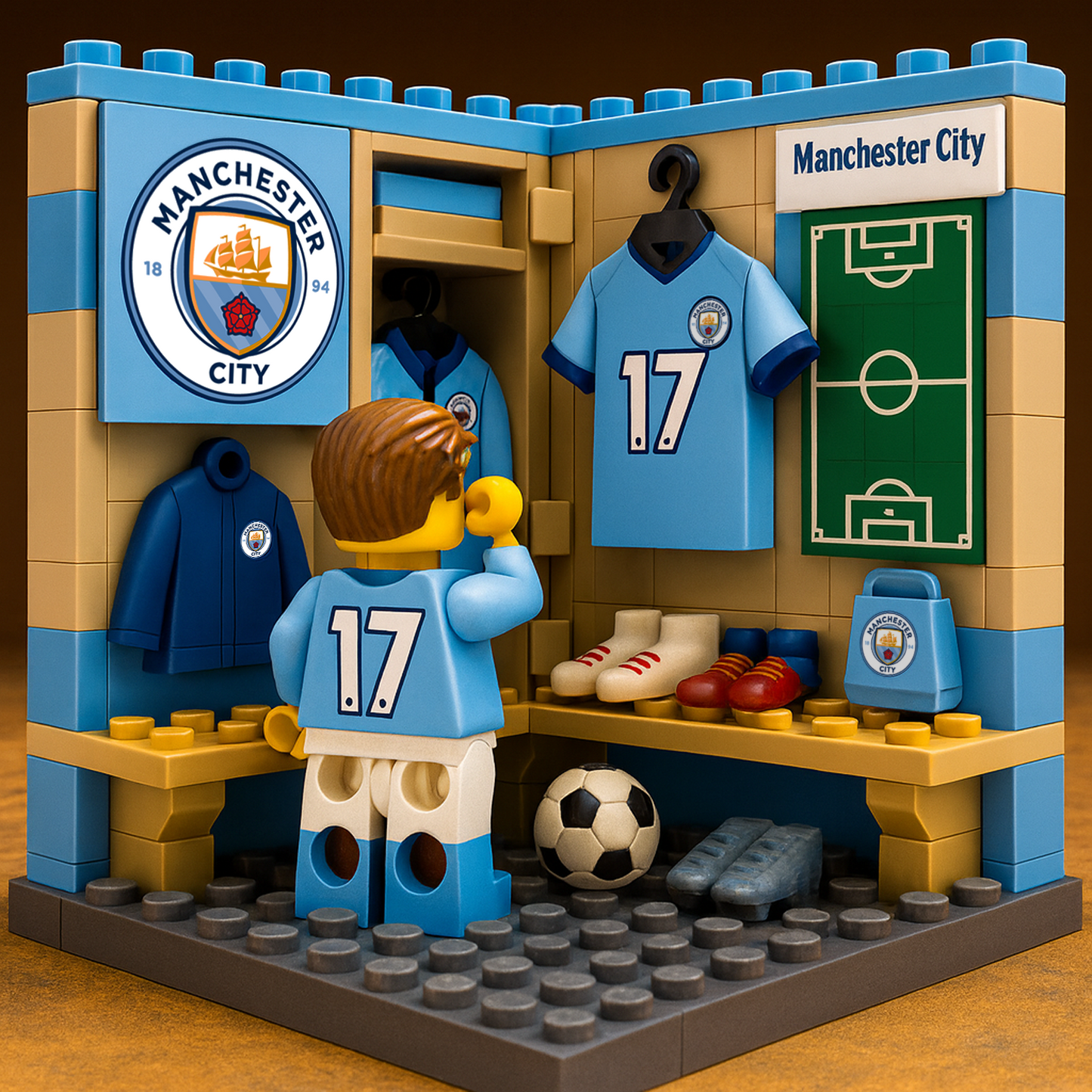 MCI x EPL Football Sports Room Block Set 211 DatND DVT