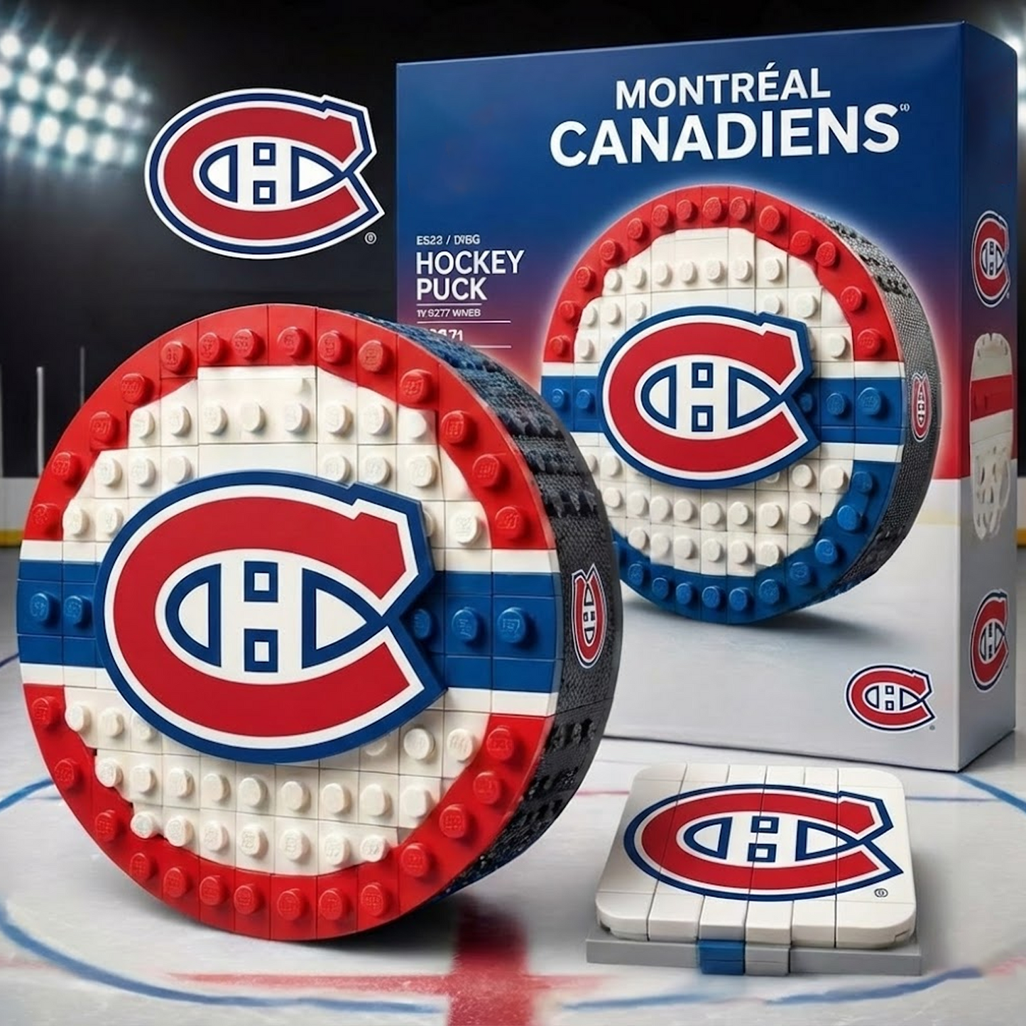 MC x NHL Hockey Game Building Blocks 0512 DDT CTND