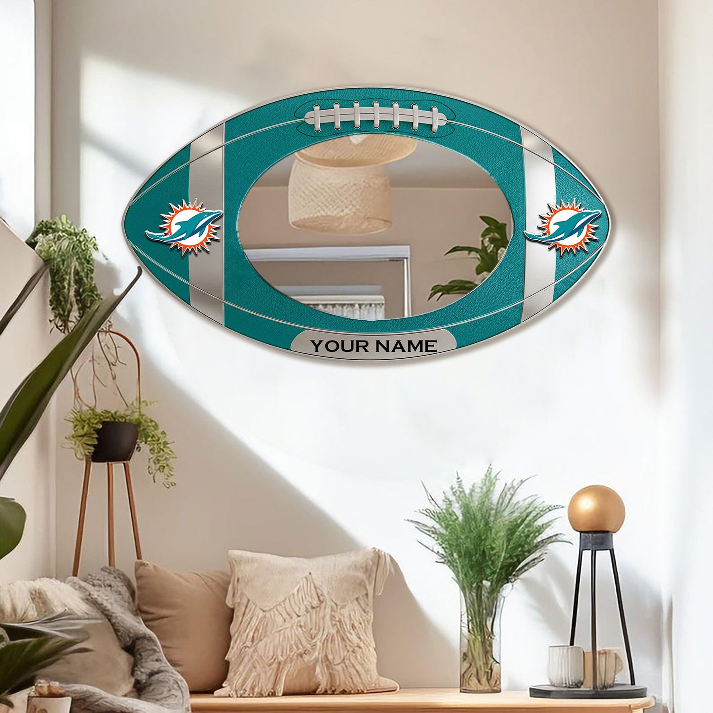 MD Custom NFL Wall Mirror Decor For Fan DDT CTND