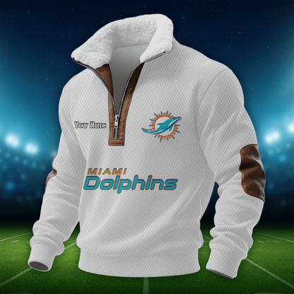 MD NFL Men Fur Collar Sweatshirt DDT CTND