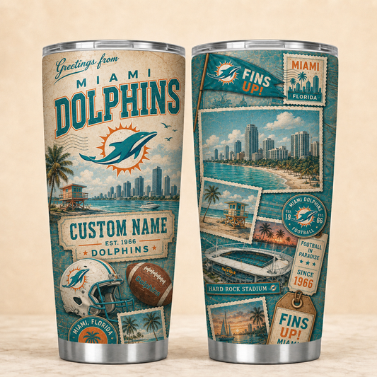 MD Personalized Premium NFL Classic Tumbler 190626
