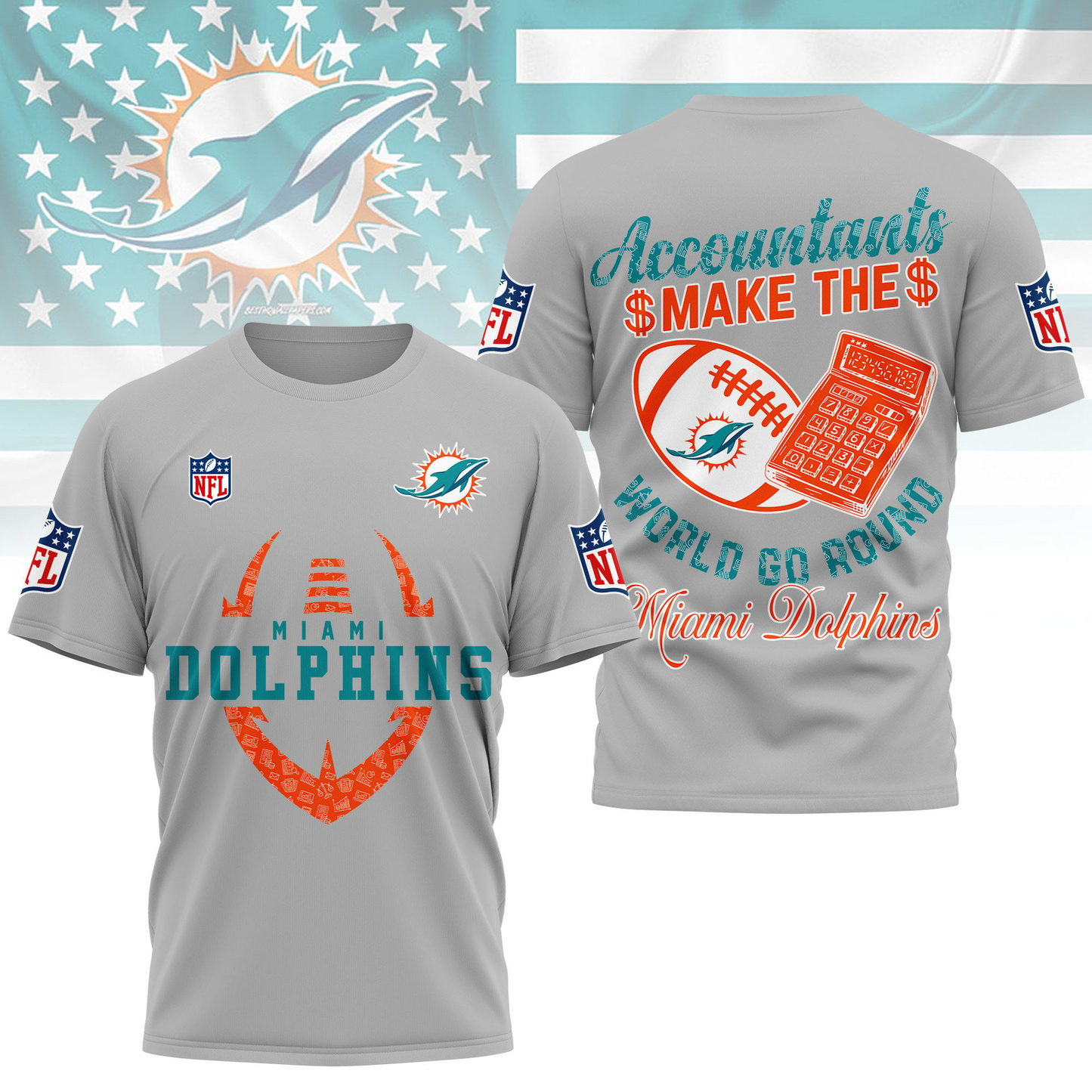 MD Premium NFL Accountant Pride Fan 3D Shirt DDT CTND