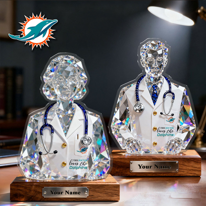 MD Premium NFL Doctor Crystal Style Desktop Ornament DDT 101125 HLPHUONG