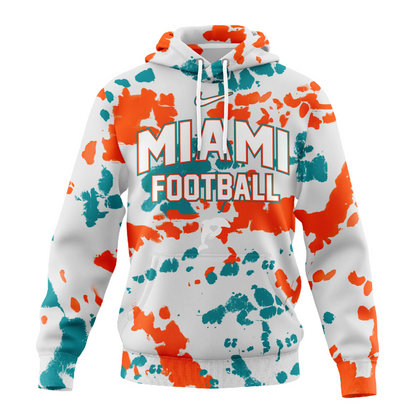 MD Premium NFL Gridiron Splash Personalized Hoodie DDT CTND