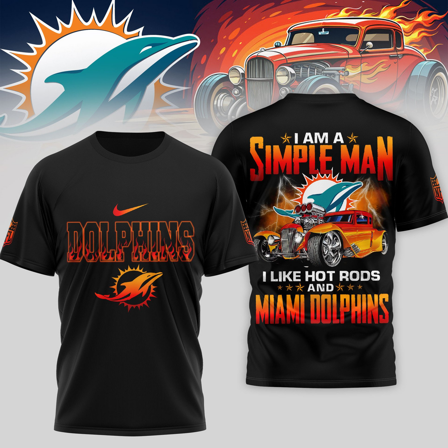 MD Premium NFL Hot Rods 3D Shirt DDT HLPHUONG