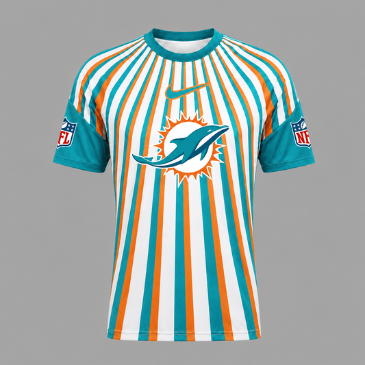 MD Premium NFL Men’s Athletic Vertical Stripe T-Shirt