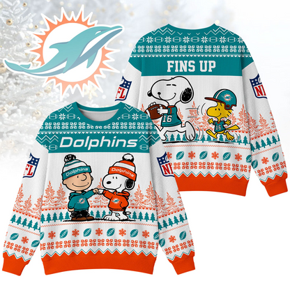MD Premium NFL Snoopy Winter SweatShirt DDT CTND