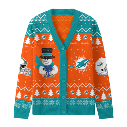 MD x NFL Premium Knitted Cardigan Jacket DDT CTND