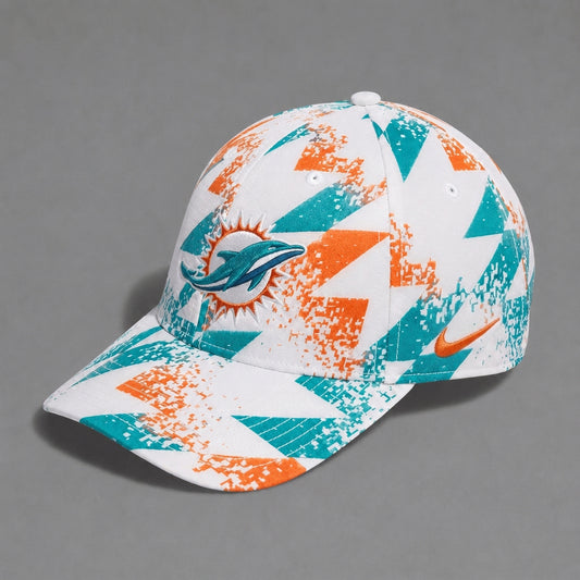MD x NFL Premium Sports Fan Geometric Pattern Baseball Cap