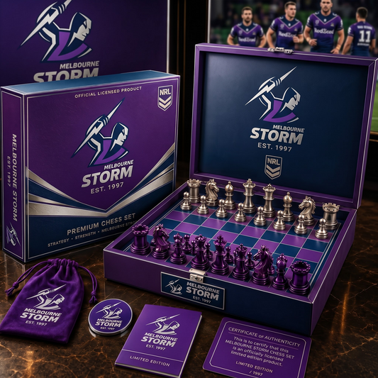 MEL X PREMIUM NRL CHAMPIONS CHESS SET – LIMITED COLLECTOR EDITION