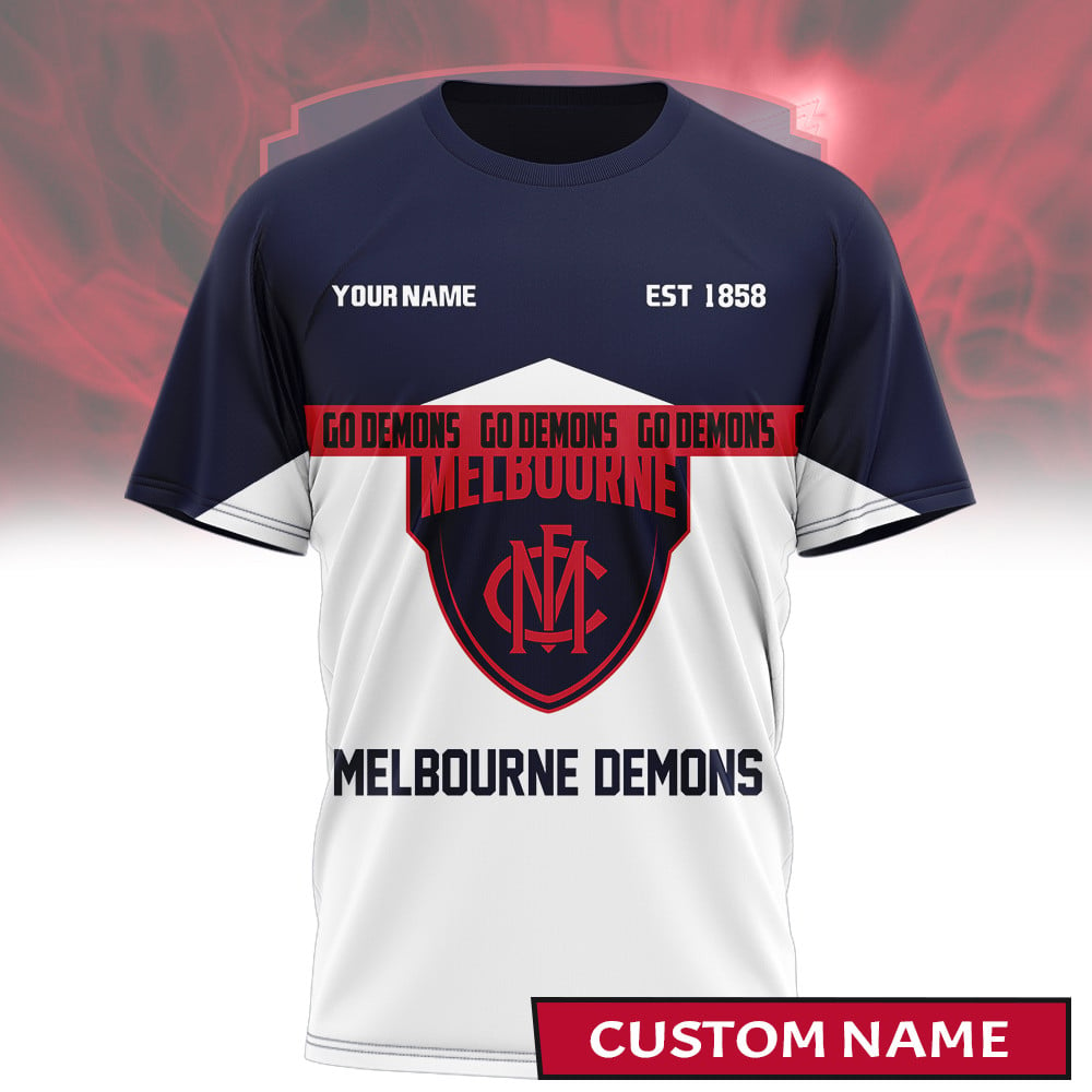 MEL x AFL Personalized Premium 3D Shirt DDT CTND