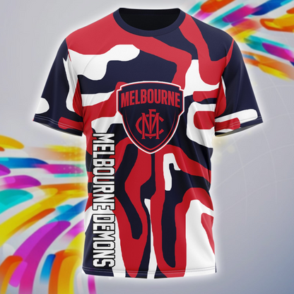 MEL x AFL Premium 3D Shirt Personalized Special Gift For Fan DDT CTND