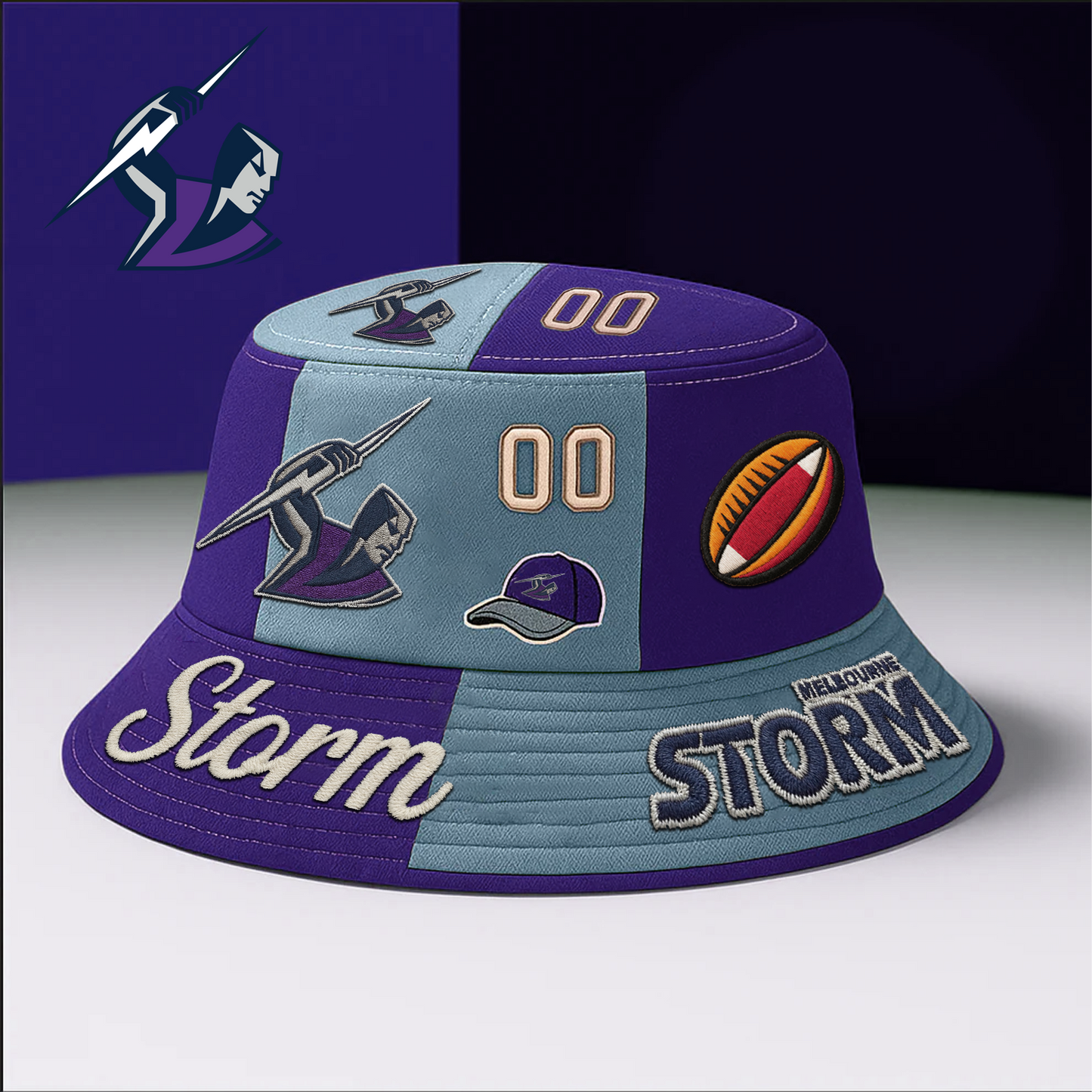 MEL x NRL BUCKET HAT DATND TANTD