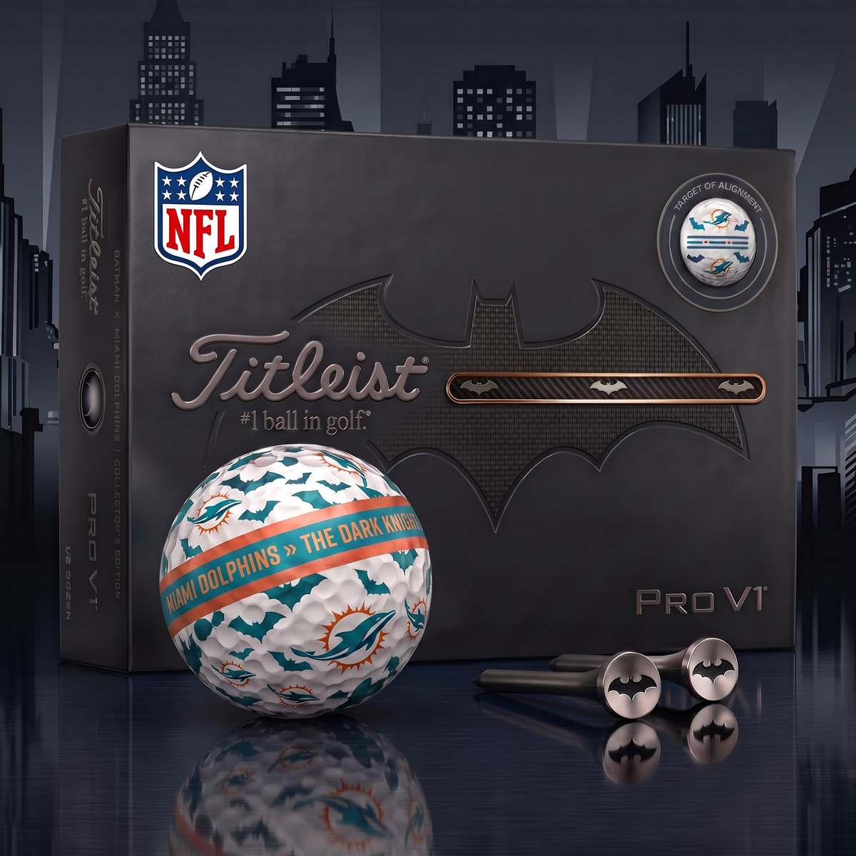 MIA X NFL Football Legends Golf Ball Collection – Premium Set
