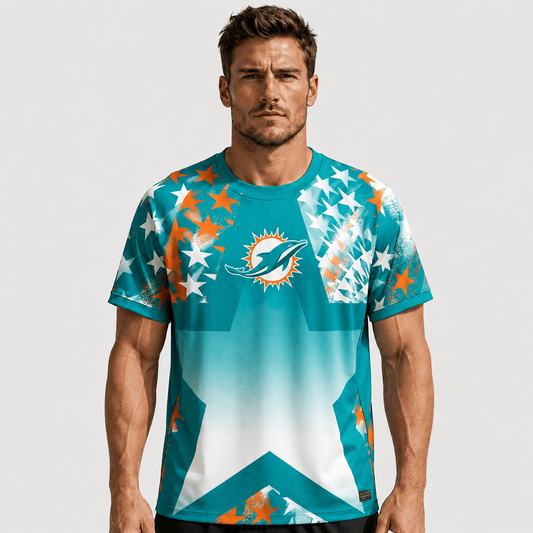 MIA X Premium NFL Premium Patriotic Football Star