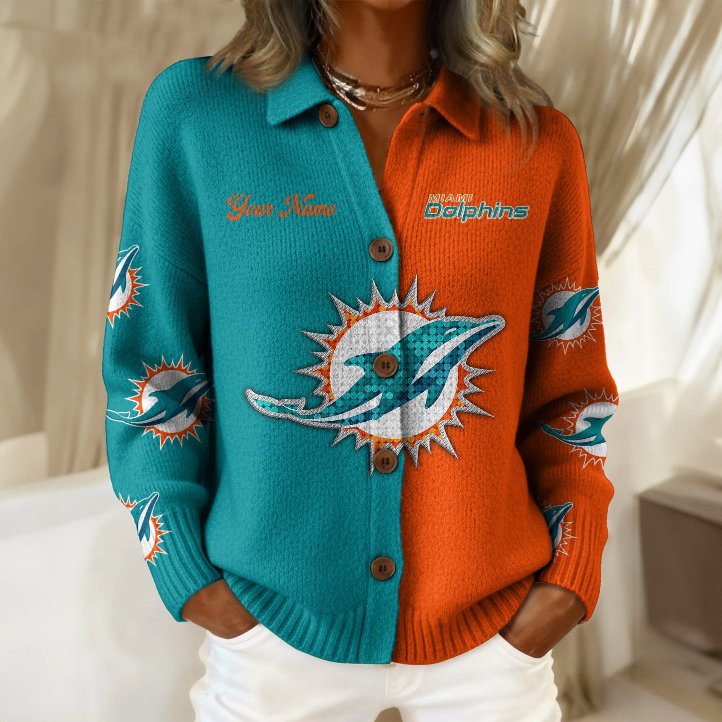 MIA x NFL Cardigan Jacket 1011 DatND DVT