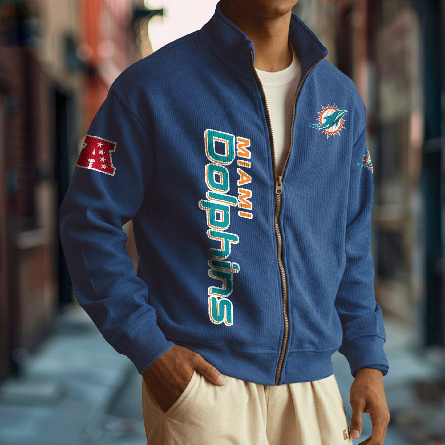 MIA x NFL Corduroy Zip-Up Jacket DatND DVT