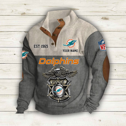 MIA x NFL Custom Name Sport Sweatshirt DatND DVT
