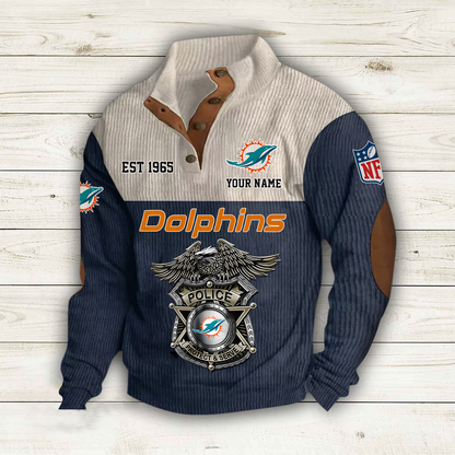 MIA x NFL Custom Name Sport Sweatshirt DatND DVT