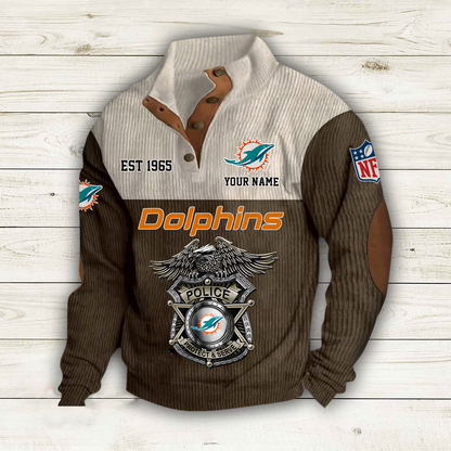 MIA x NFL Custom Name Sport Sweatshirt DatND DVT