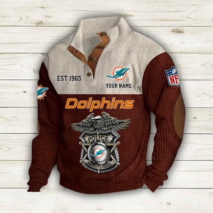 MIA x NFL Custom Name Sport Sweatshirt DatND DVT