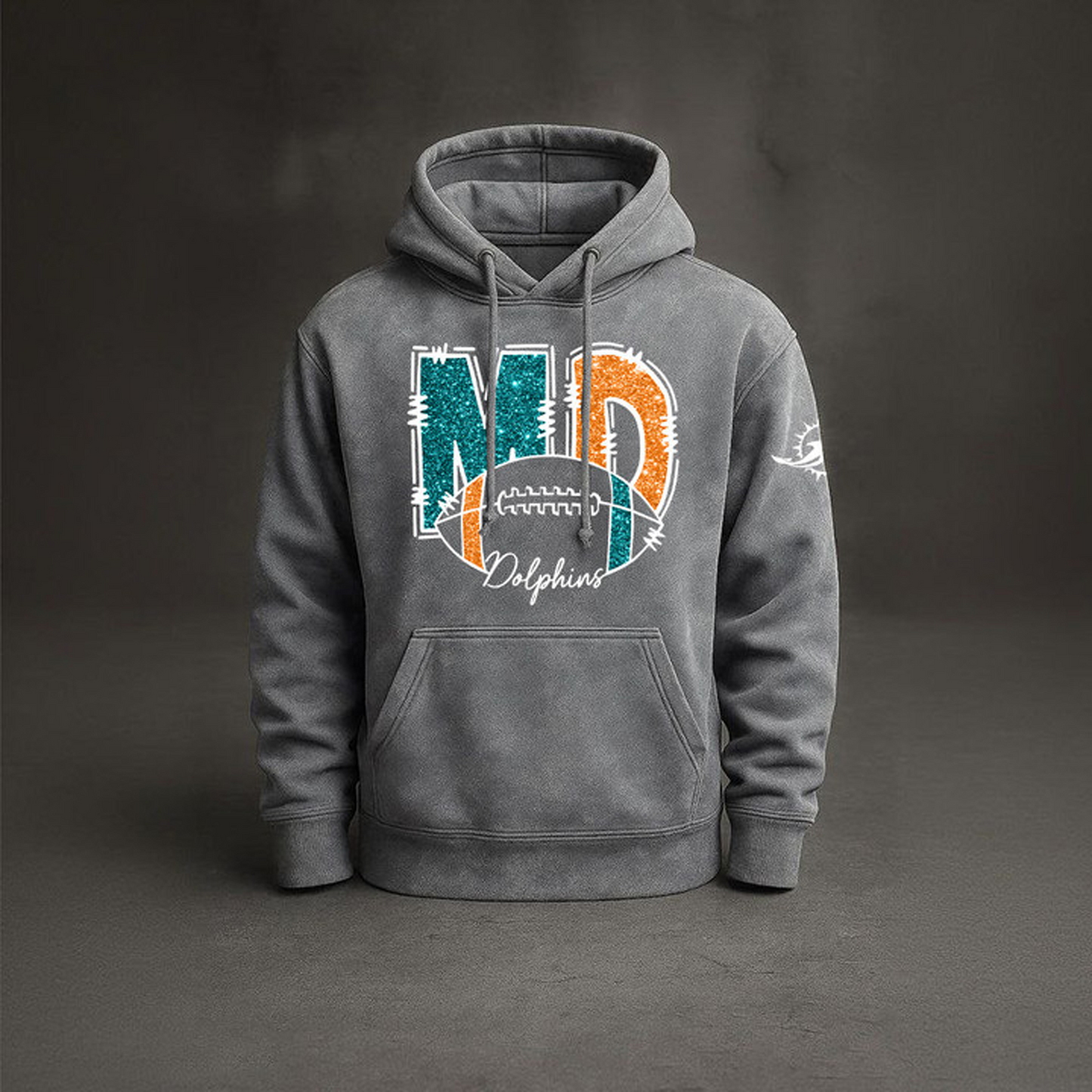 MIA x NFL Embossed Hoodie DatND THUONGNH