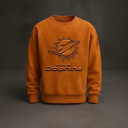 MIA x NFL Embossed Sweat Shirt DATND TANTD