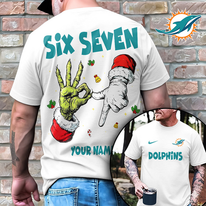 MIA x NFL Funny Six Seven Hot Trend Tshirt Custom Any Name DATND TANTD