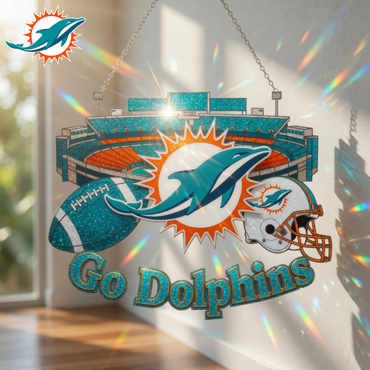 MIA x NFL Game Day Suncatcher